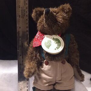 MARY MEYER Jointed Brown Teddy Bear 11" 1993 Green Mountain Bear Mansfield